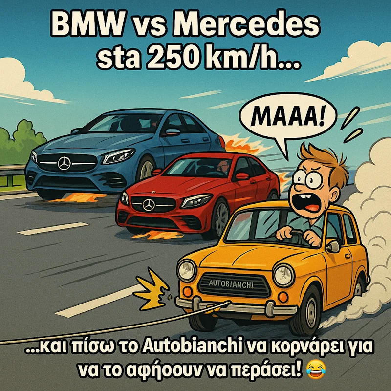 BMW vs Mercedes στα 250km/h…